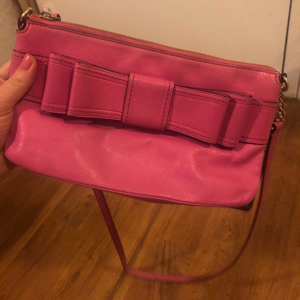 Kate Spade pink bow crossbody